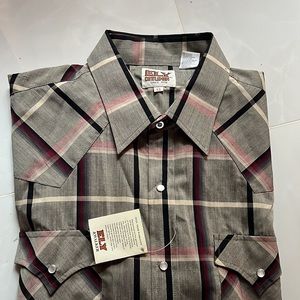 Ely Cattleman Pearl Snap Western Cowboy Shirt - NWT